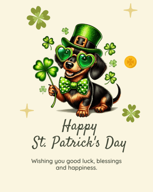 Happy Saint Patrick's Day Greeting Card