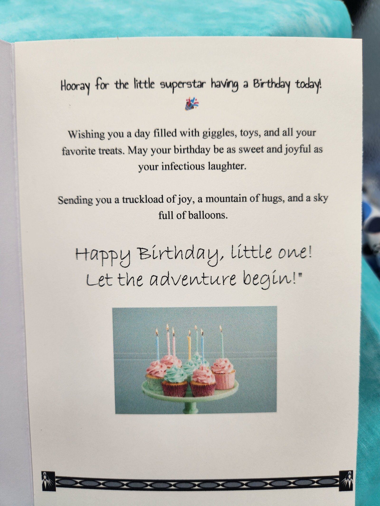 1-Year Birthday Card - Image 2