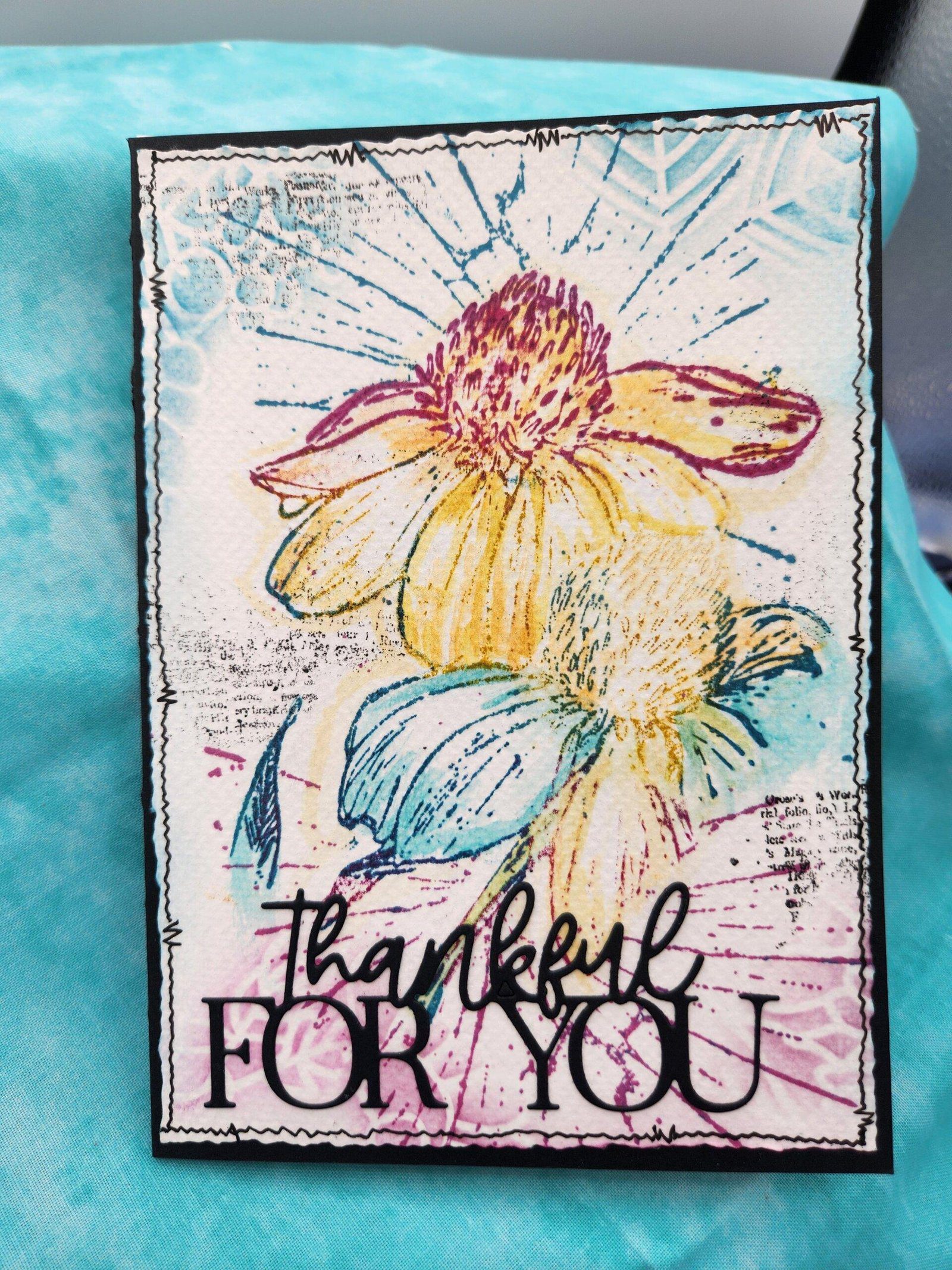 thankful for you thanks card