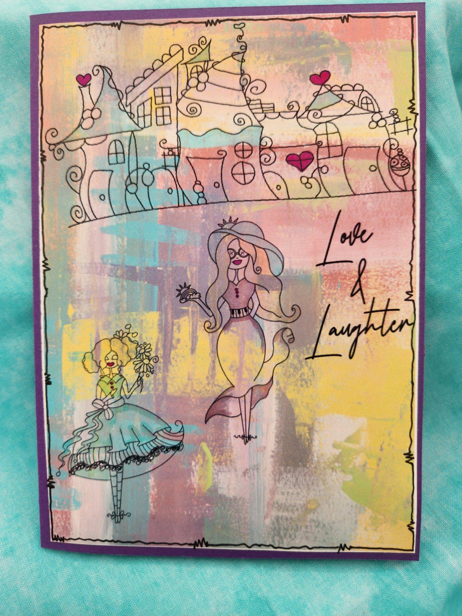 Be Beautiful - Love and Laughter - Encouragement Card