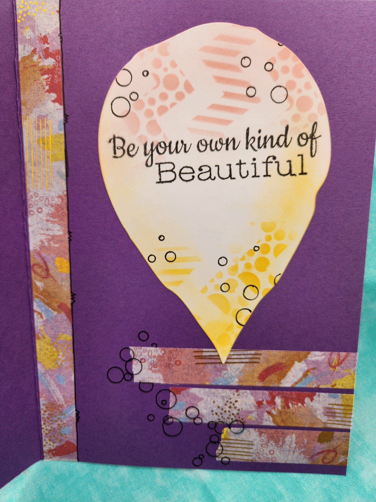 Be Beautiful - Love and Laughter - Encouragement Card - Image 2