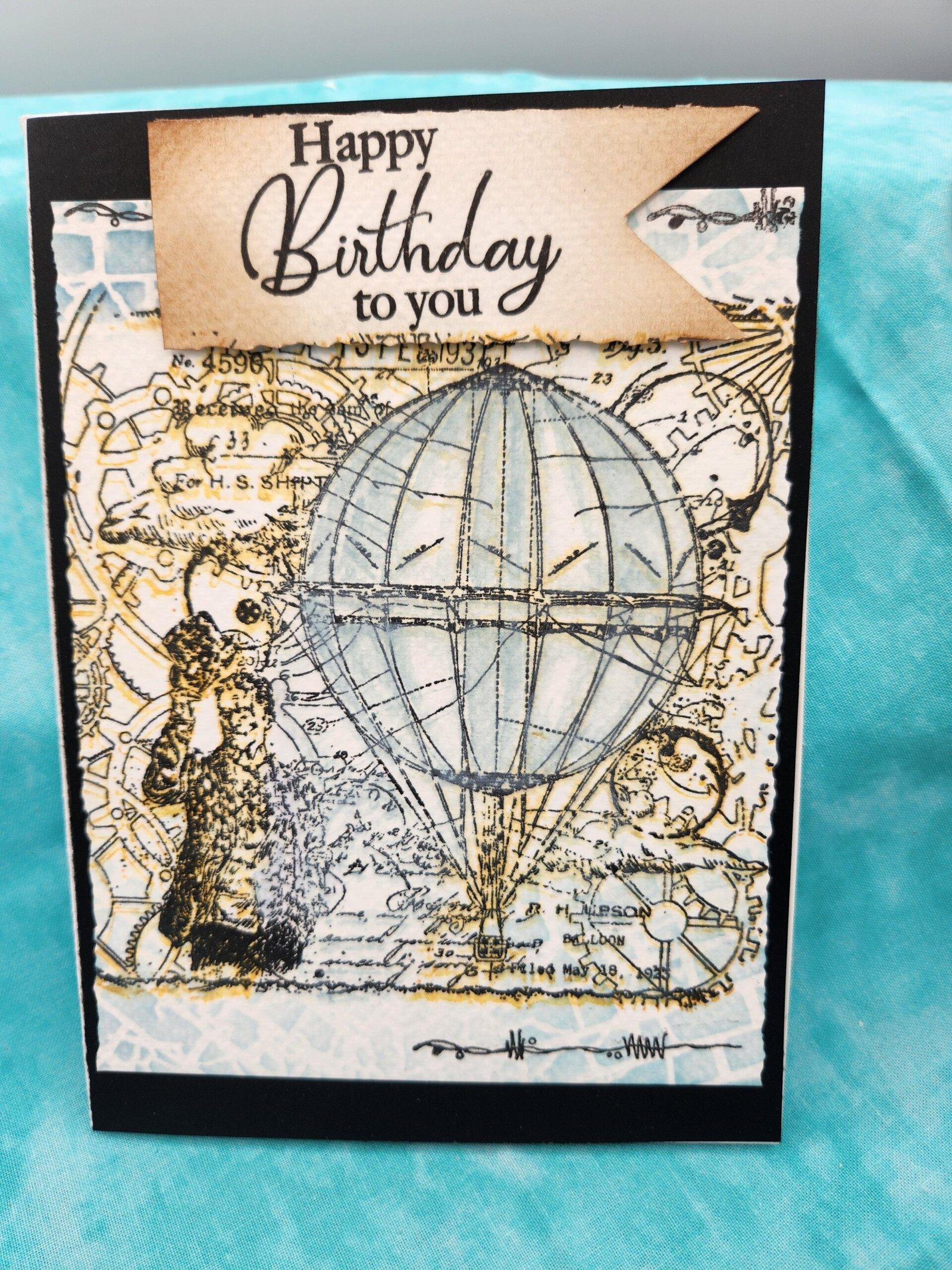World Travel Birthday Card