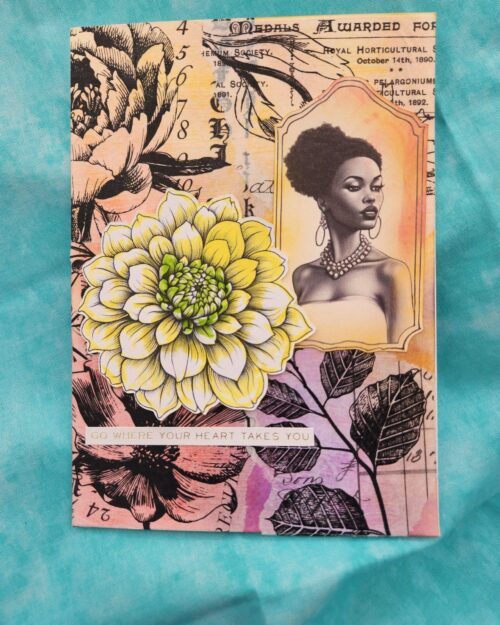 Go where your heart takes you -Encouragement Card