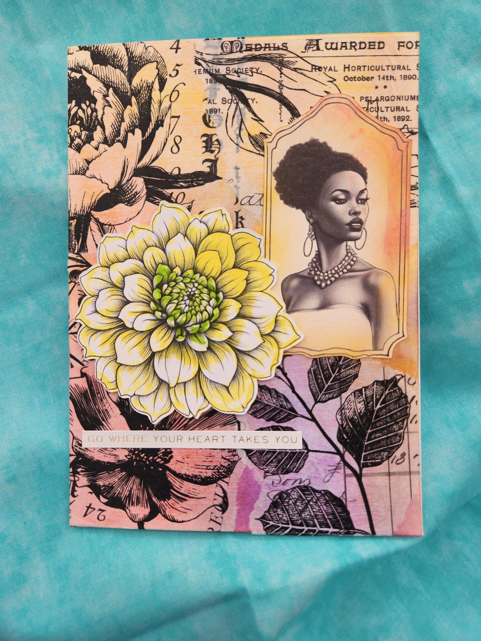 Go where your heart takes you -Encouragement Card