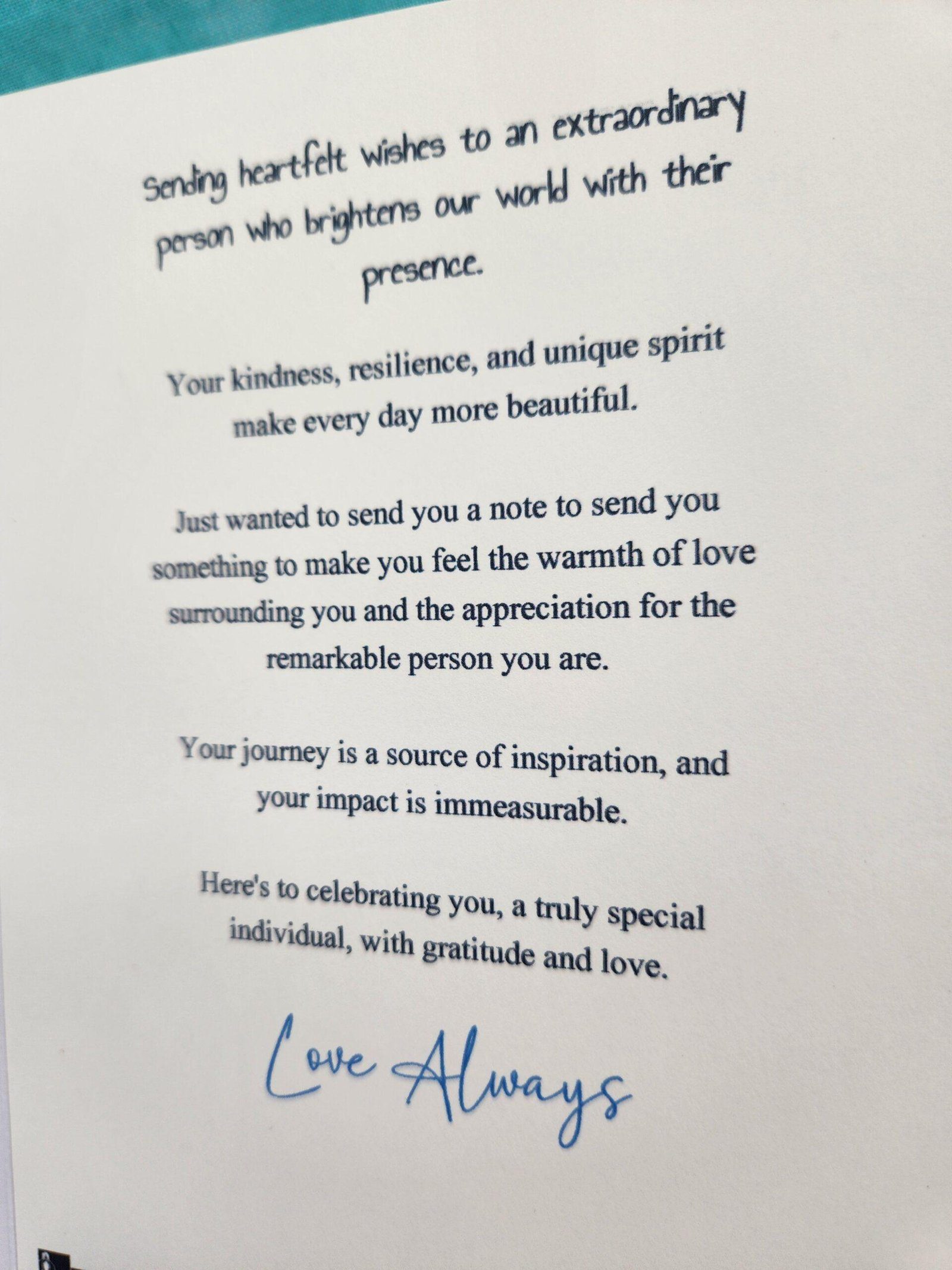 Go where your heart takes you -Encouragement Card - Image 2