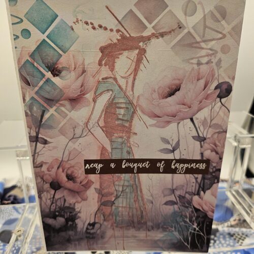 Reap a Bouquet Birthday Card