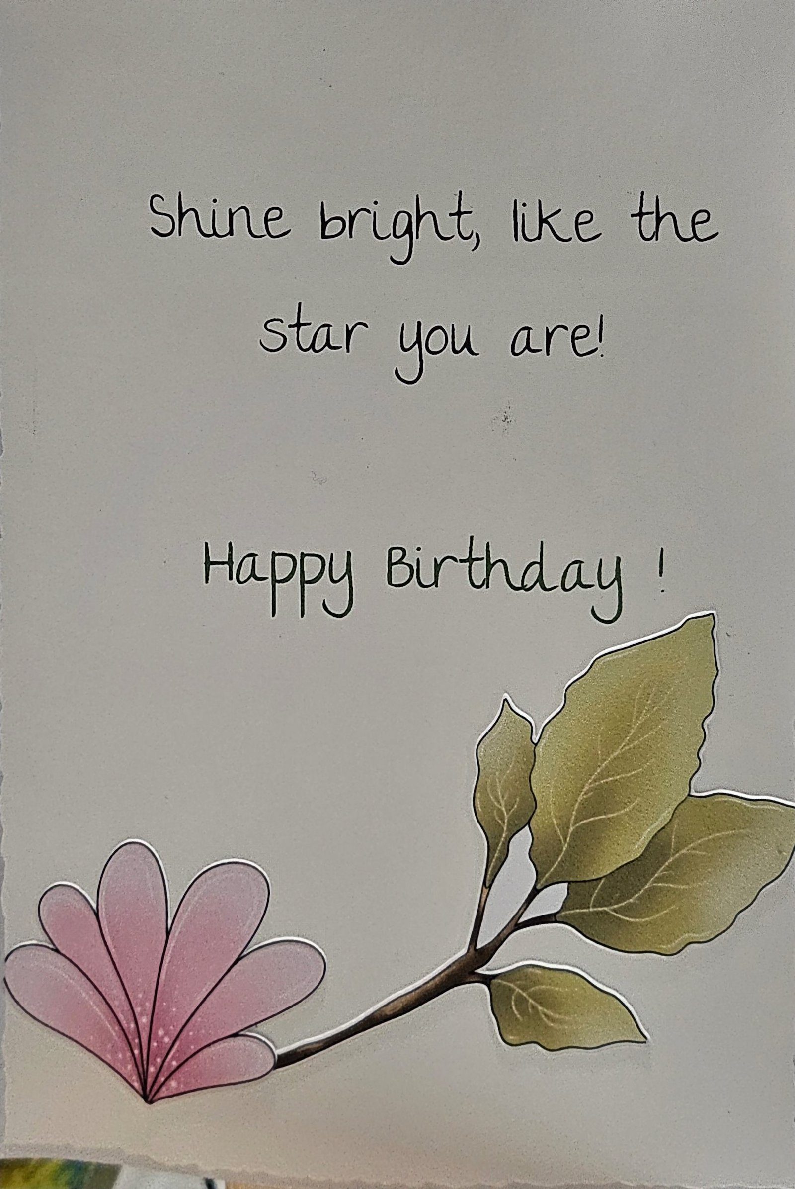 Shine Like the World is Yours - SoulSashay Teenage Birthday Card - Image 2