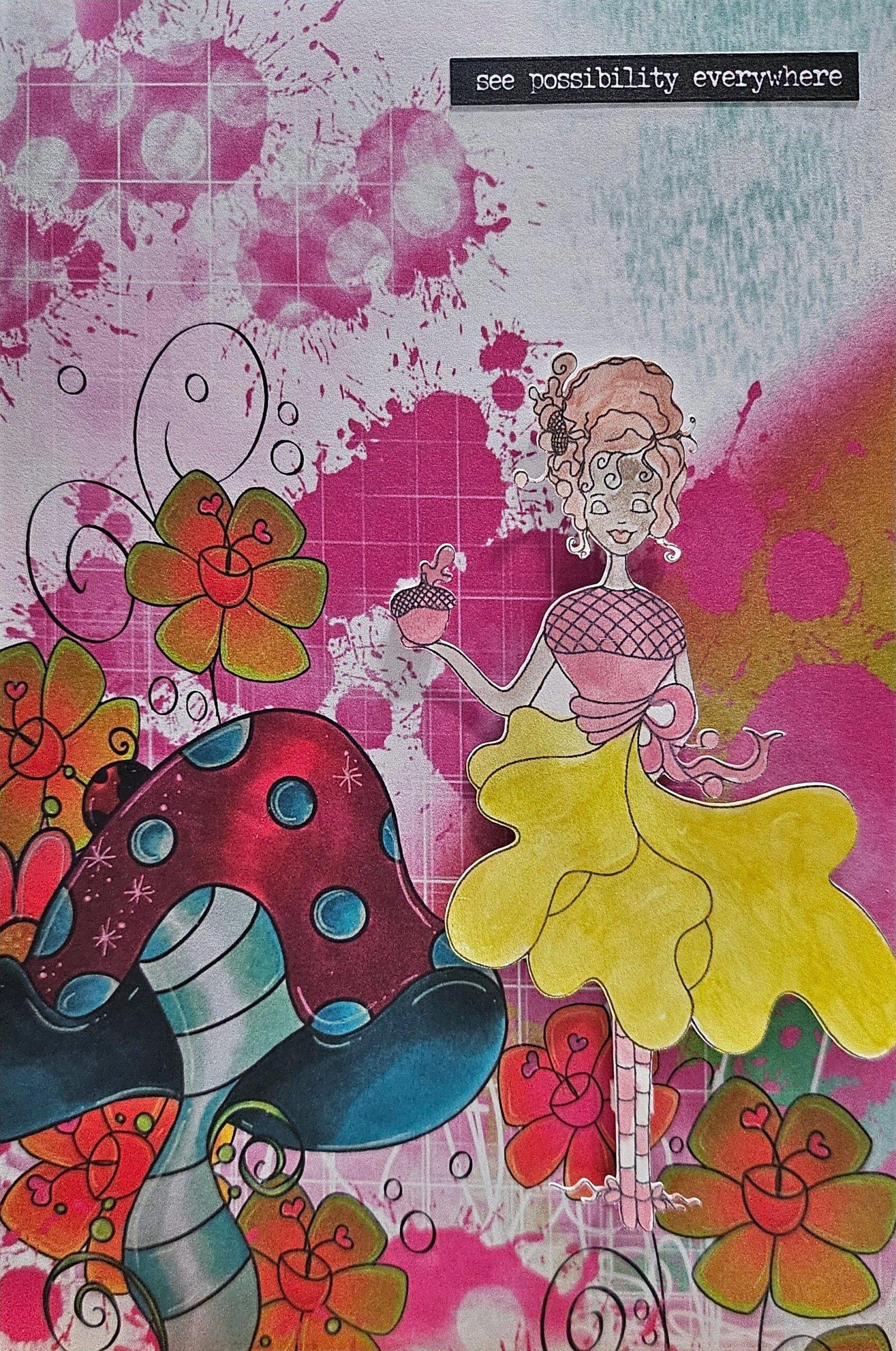 SoulSashay Village Happy Birthday Card - Believe