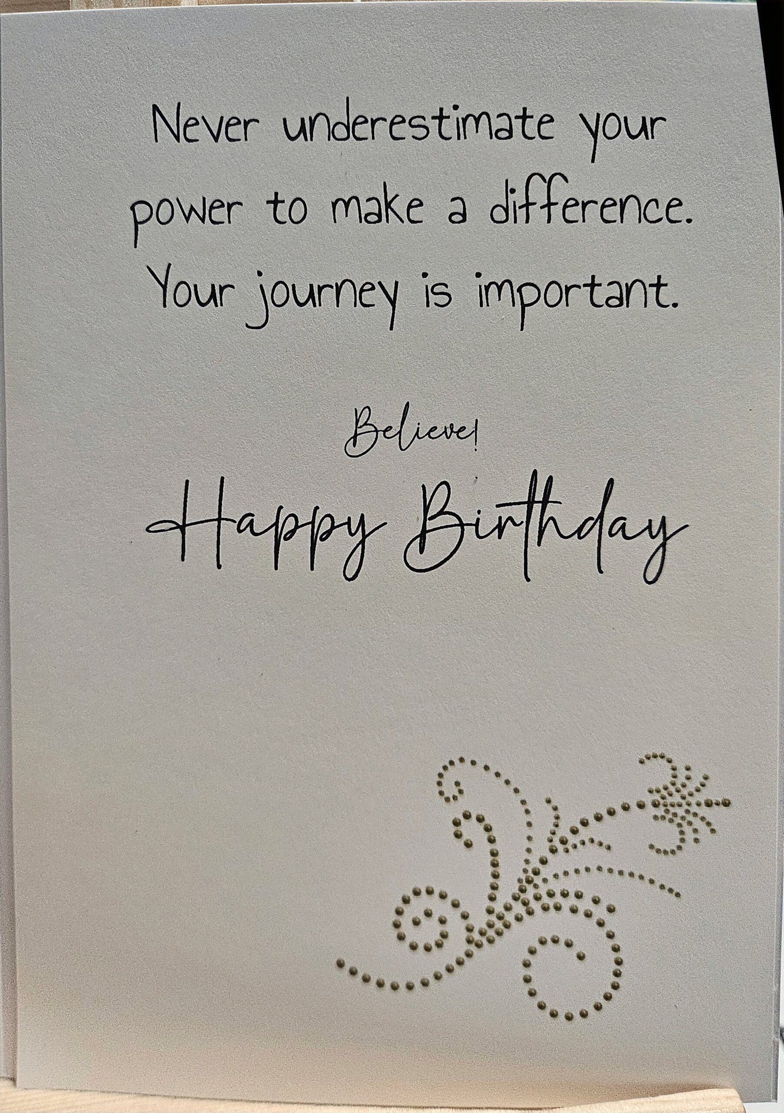 SoulSashay Village Happy Birthday Card - Believe - Image 2