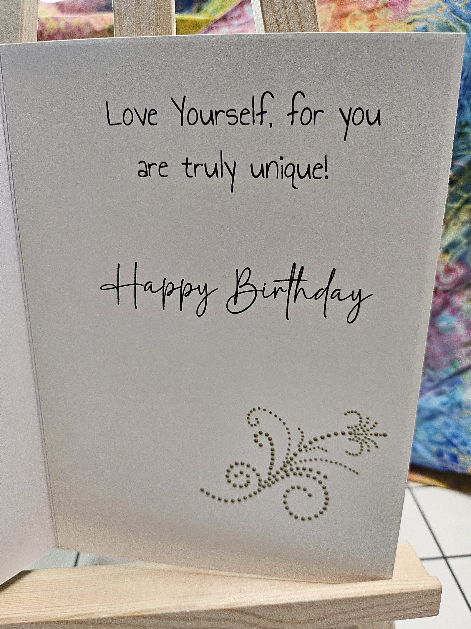 SoulSashay Village Happy Birthday Card - You are Unique - Image 2