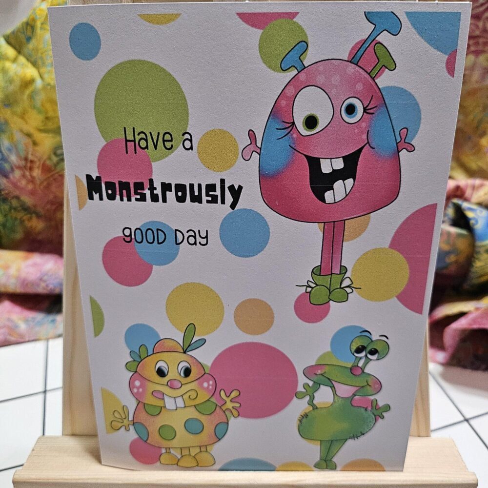 Monster Birthday Card