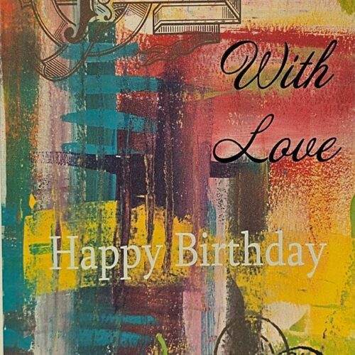 Post Card with Love Birthday Card