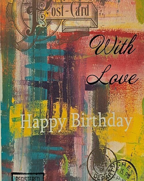 Post Card with Love Birthday Card