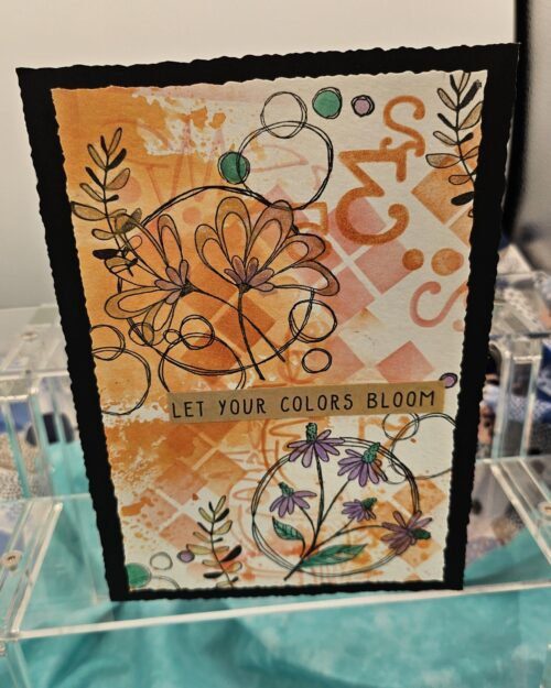 Let Your Colors Bloom Birthday Card