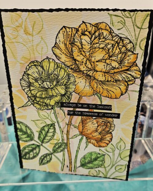 Flower Artistic Birthday Card