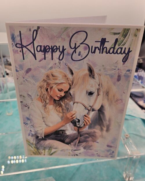 Horses Beauty Birthday Card
