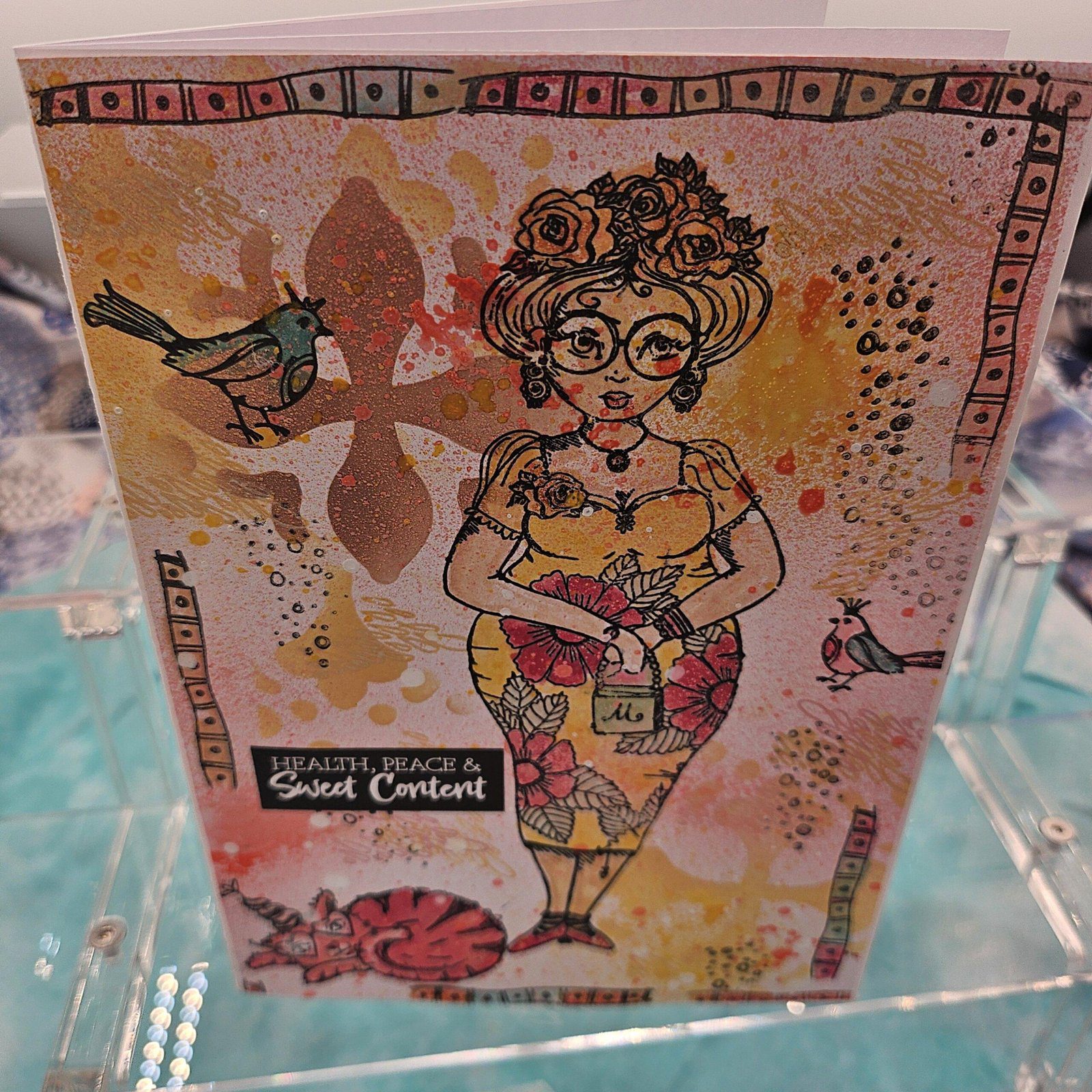 Health and Peace Greeting Card