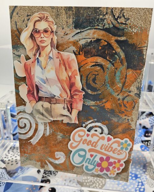 Good Vibes Only Birthday Card