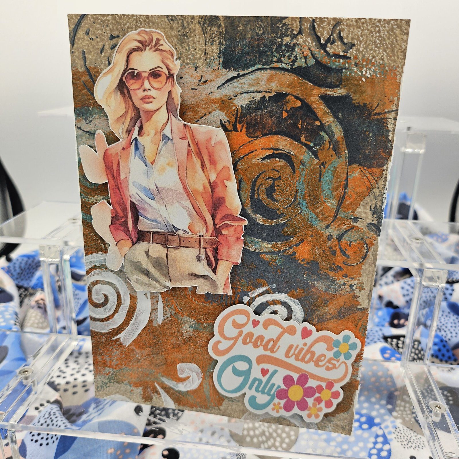 Good Vibes Only Birthday Card