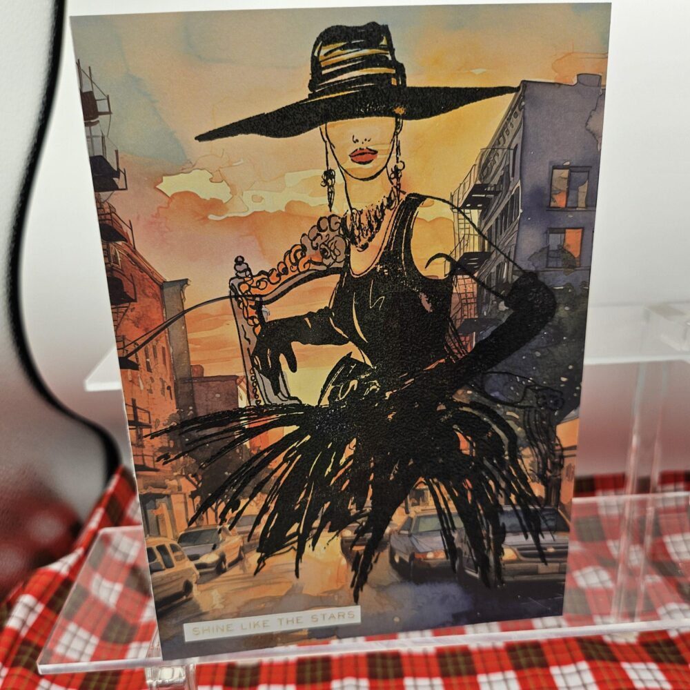 Shining Beauty Card