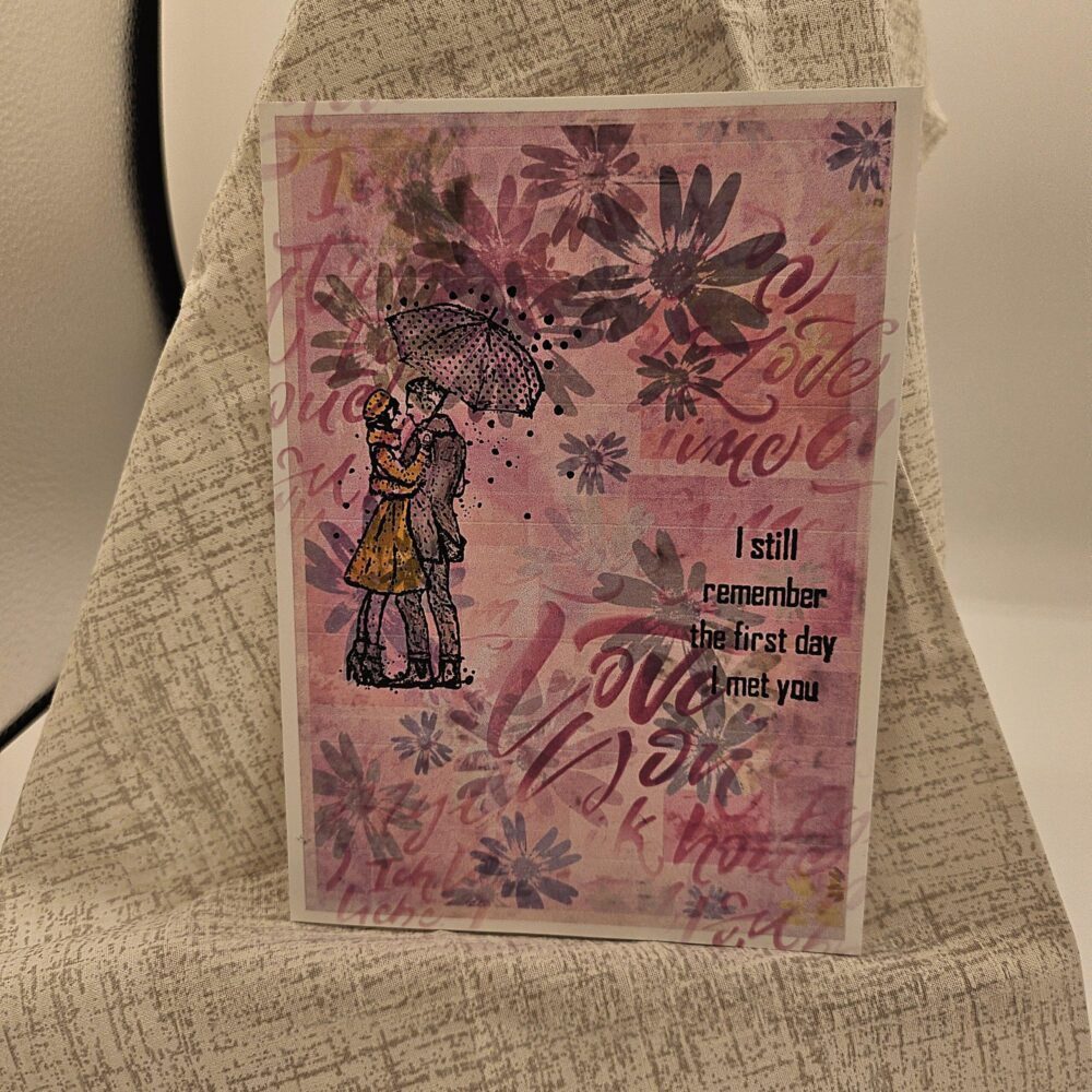 The First Day I met You Valentines Day Card