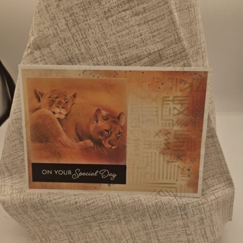 On Your Special Day Lion featured card