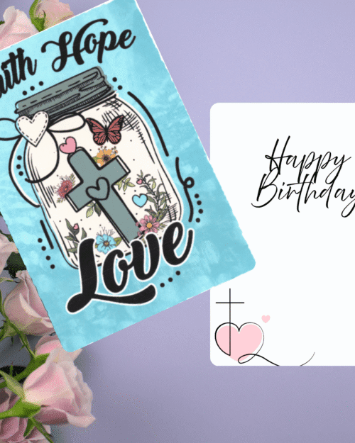 Faith, Hope, Love Greeting Card