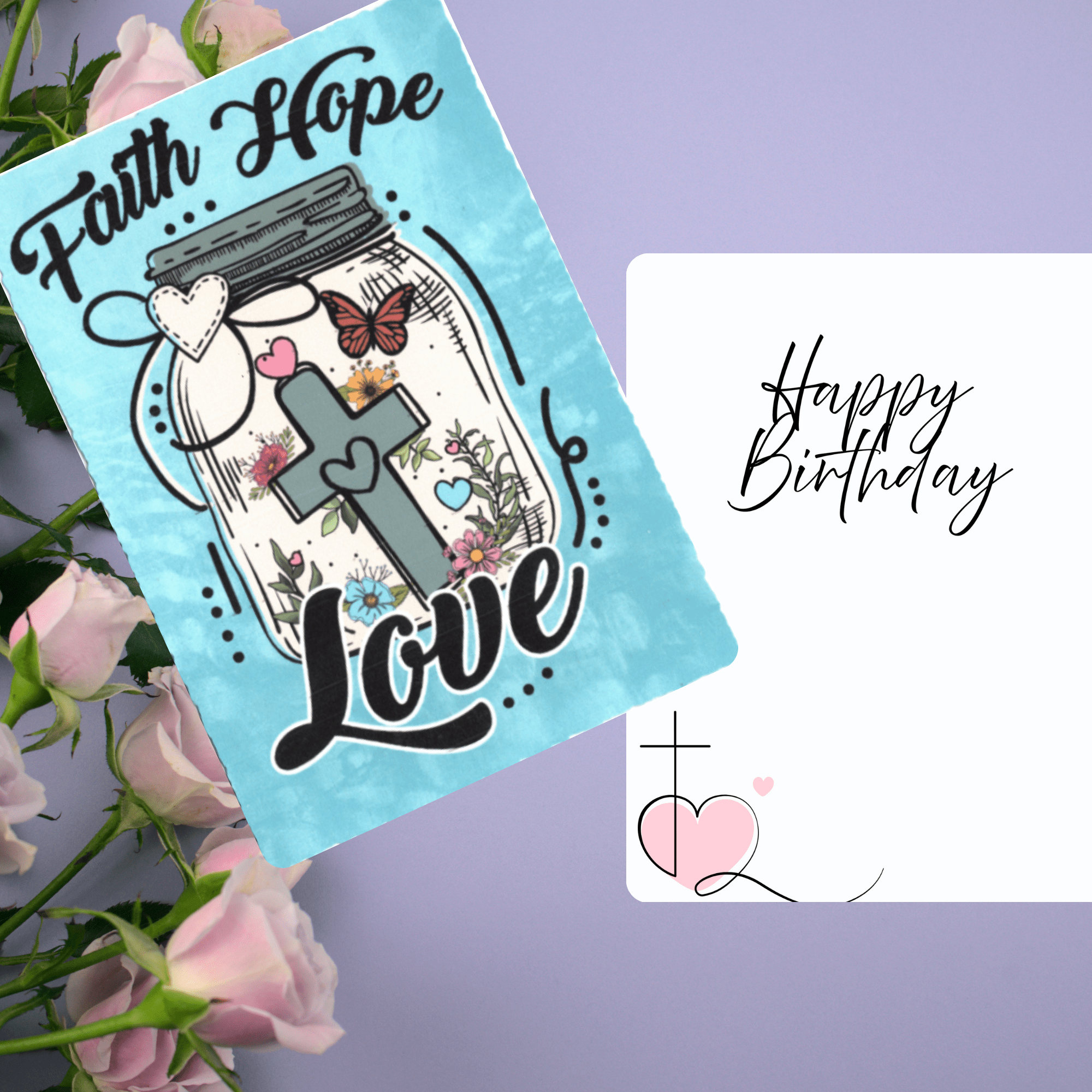 Faith, Hope, Love Greeting Card