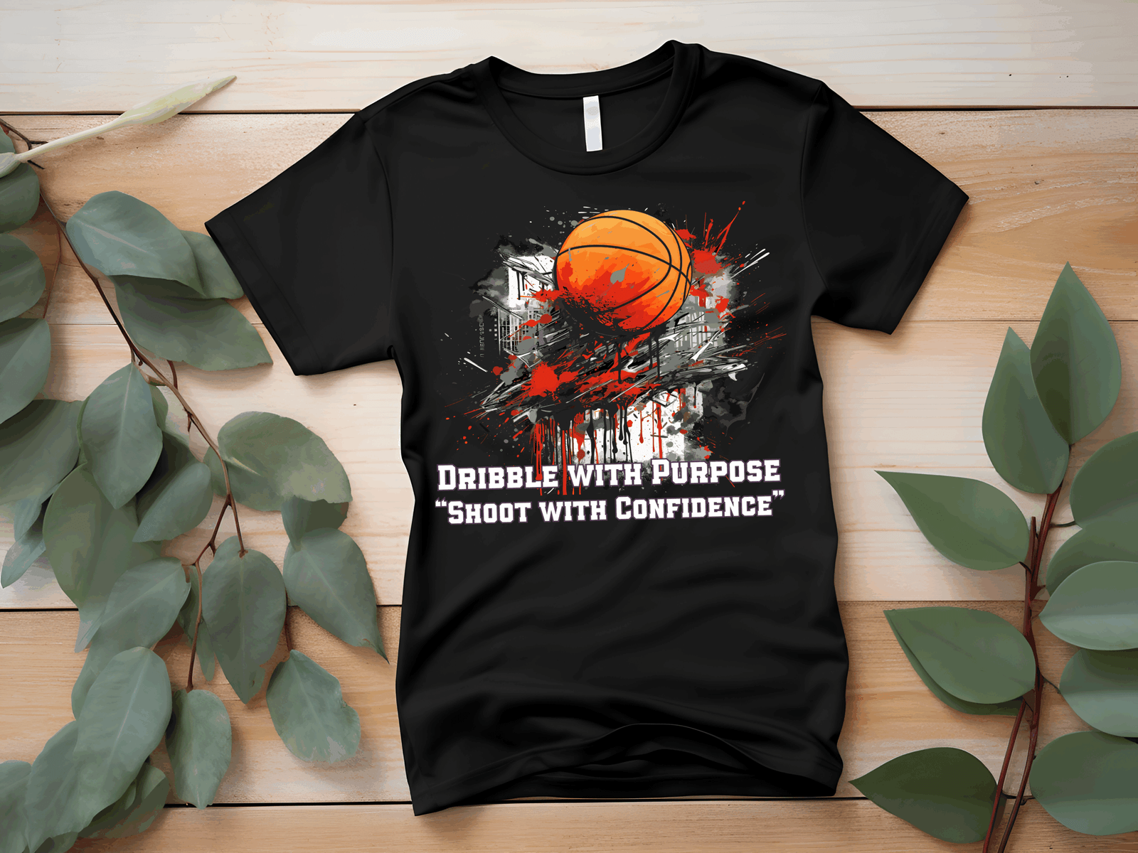 Dribble with Purpose - Shoot with Confidence Unique T-Shirt