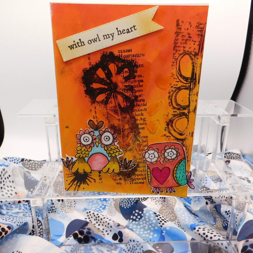 With Owl my Heart Birthday Card