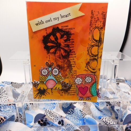 With Owl my Heart Birthday Card