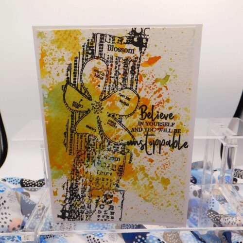 believe in yourself greeting card