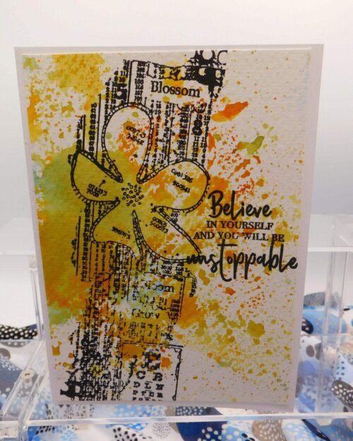 believe in yourself greeting card