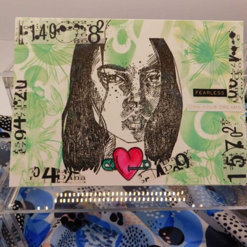 fearless own your dreams greeting card