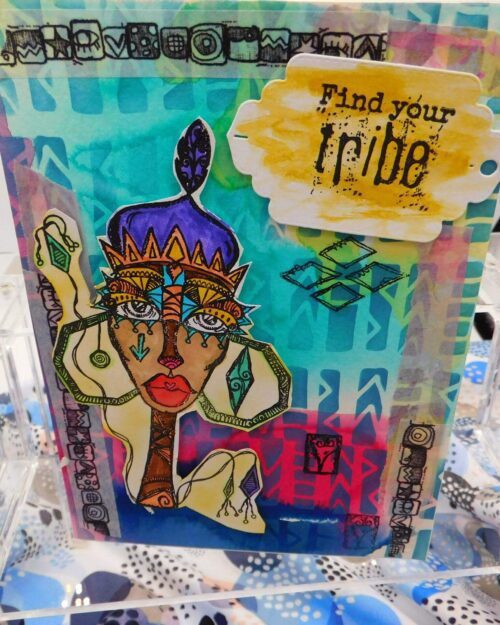 tribe series find your tribe blank greeting card