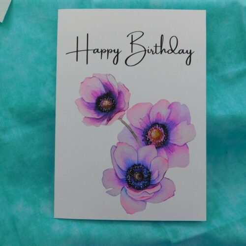 Blooms Birthday Greeting Card