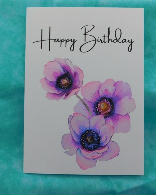 Blooms Birthday Greeting Card