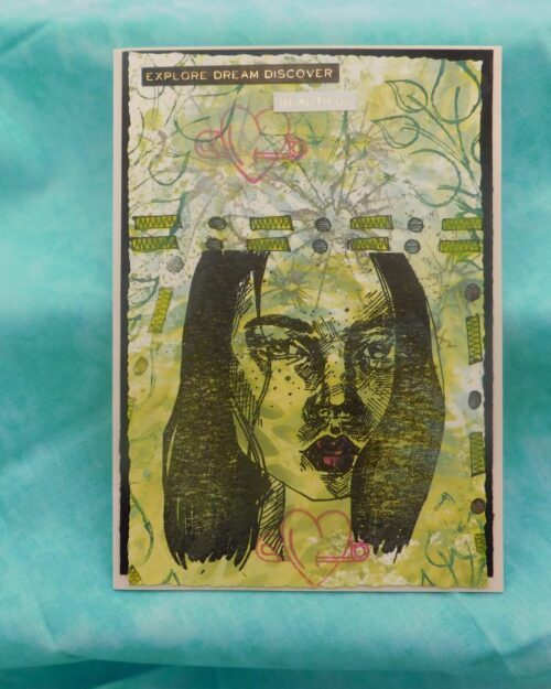 explore & dream greeting card