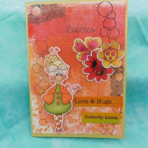 Bubbles Love & Hugs Teenage Greeting Card