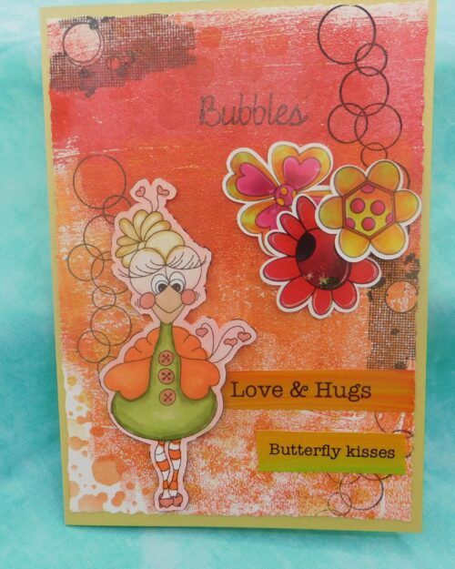 Bubbles Love & Hugs Teenage Greeting Card
