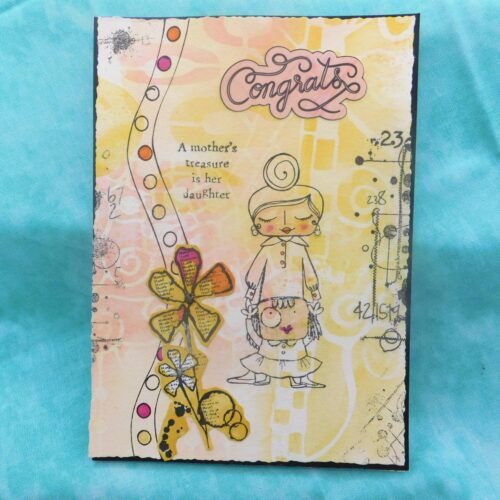 Congrats from a Mother to Daughter Greeting Card