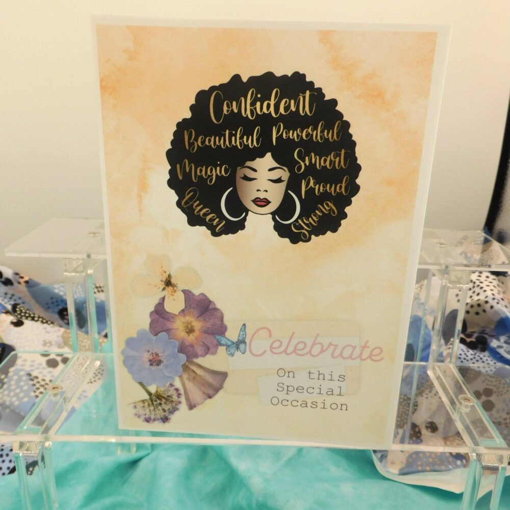 Confident Beauty Birthday Card