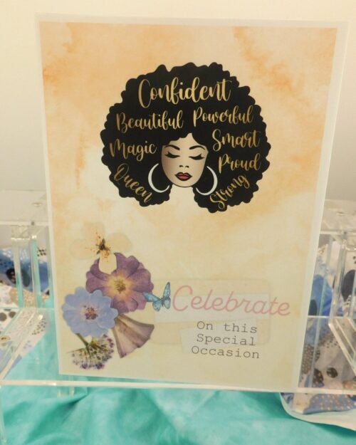 Confident Beauty Birthday Card