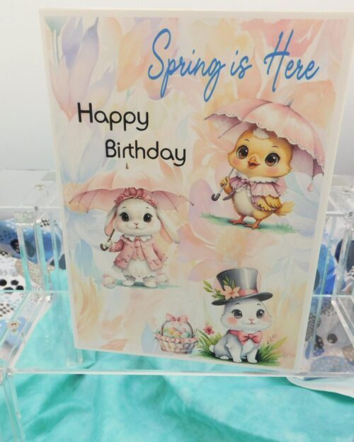 Spring is Here Birthday Card