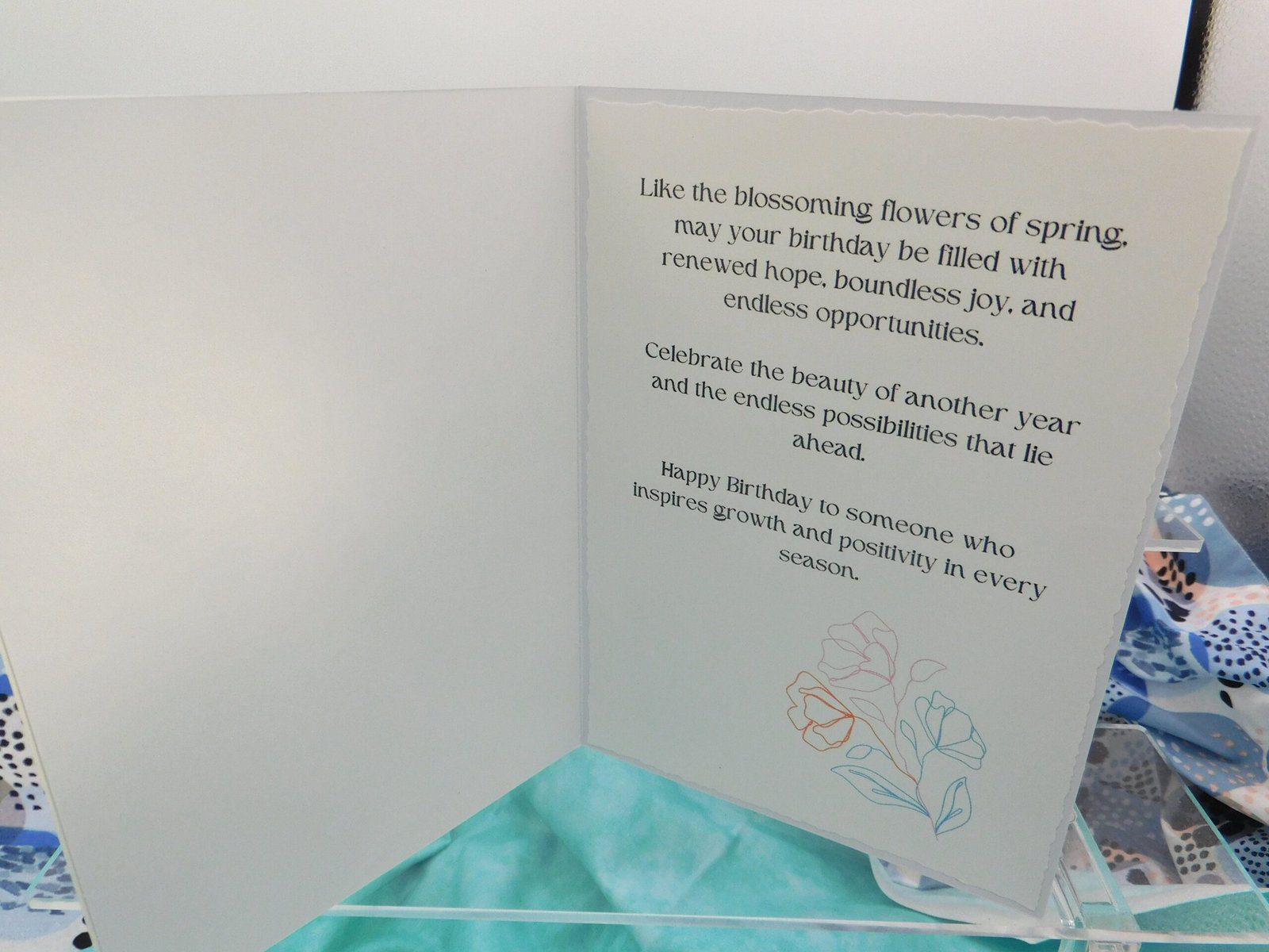 Spring is Here Birthday Card - Image 2