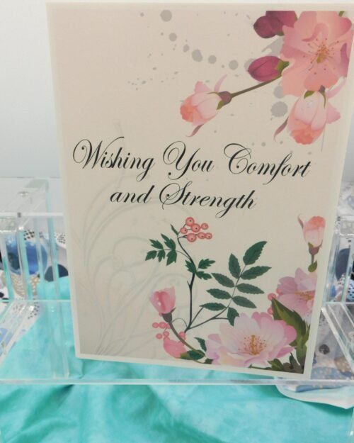 With Comfort and Strength - Sympathy Card
