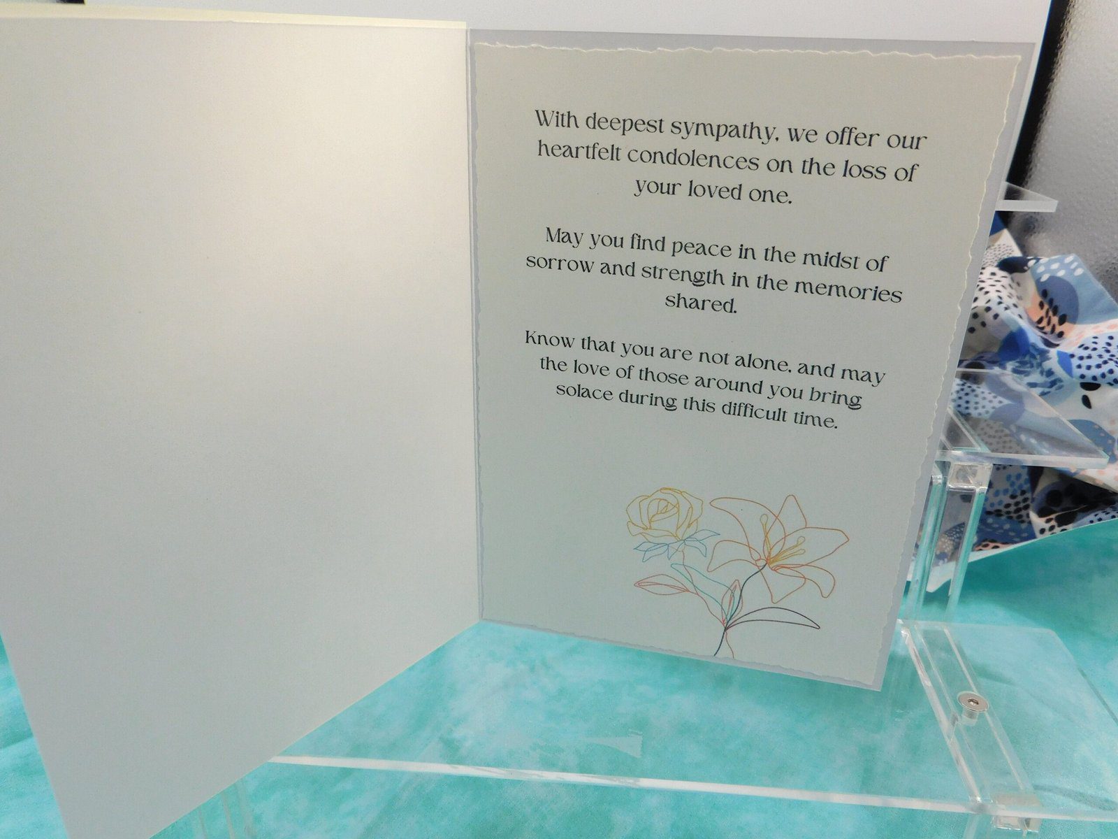 Deepest Sympathy - Sympathy Card - Image 2