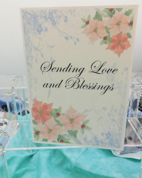 Sending Love and Blessings - Sympathy Card