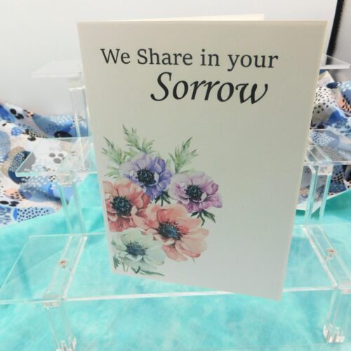 We share in Your Sorrow - Sympathy Card