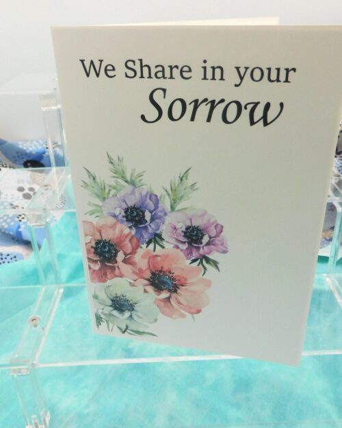 We share in Your Sorrow - Sympathy Card